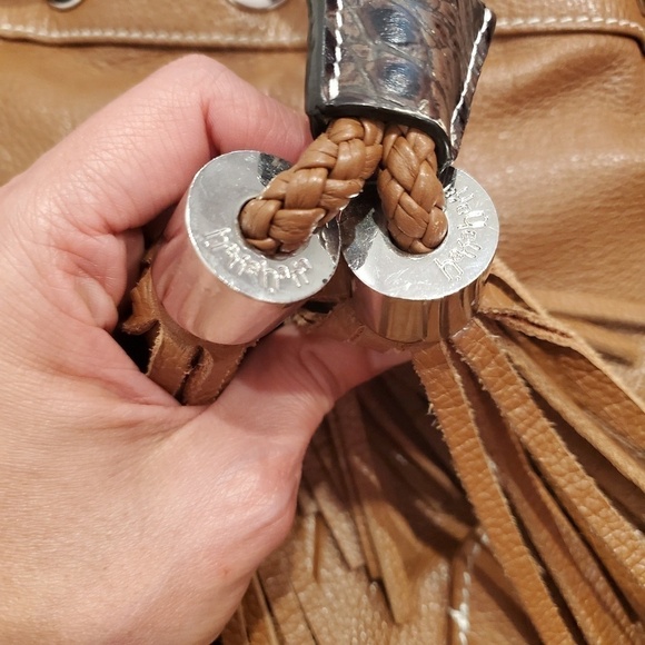 Hanahana Brown Leather Hobo Bag - Picture 4 of 8